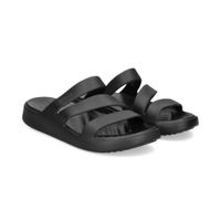 crocs sandalias planas mujer - negro talla 10