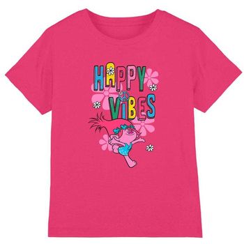 Trolls Tops y Camisetas Happy Vibes para niña