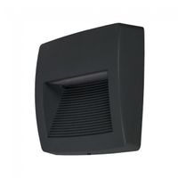 aplique de pared exterior led storm 3w