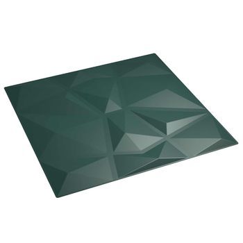 Paneles De Pared 48 Uds. 50 X 50 Cm Verde Espuma Xps Vidaxl