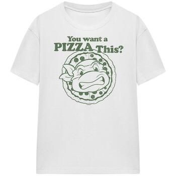 Tmnt Camiseta You Want A Pizza Me para mujer