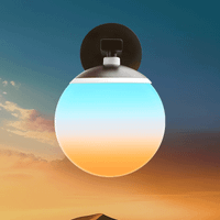 aigostar mesh - lamparas de pared interior inteligente led con bluetooth mesh compatible con alexa control de colores por capas 8w 800lm 2700k-6500k y rgb regulable para dormitoriosalacomedor