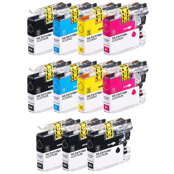 Compatible Multipack Brother LC227XL/225XL 2 Full Sets + 3 EXTRA Black Ink Cartridges (11 Pack)