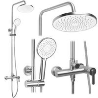conjunto de ducha js-h1190n ontario brush nickiel
