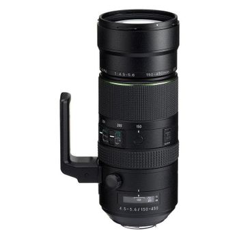 Objetivo Pentax HD D FA 150-450mm f/4.5-5.6 DC AW Montura KAF3 Parasol Negro