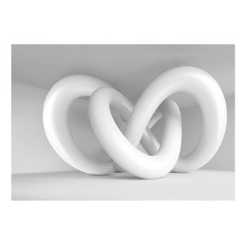 Papel Pintado 3d - Entrelazamiento Bianco (200x140 Cm)