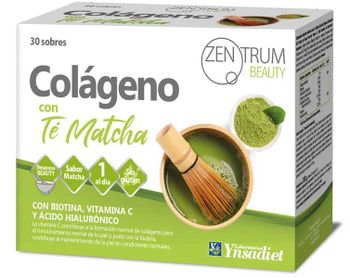 Ynsadiet Zentrum Colágeno con Té Matcha 30 Sobres