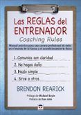 las reglas del entrenador coaching rules