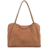 lancaster bolsa bolso tote hombro magnetico l cuero ida moka para mujer