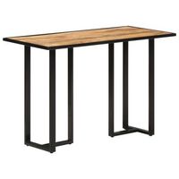 mesa de comedor madera maciza de mango 110x55x755 cm vidaxl