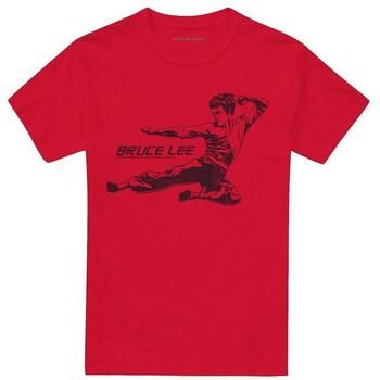 Bruce Lee Camiseta Line Kick para hombre