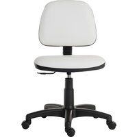 teknik 1100publu ergo blaster pu tilting operator chair - white white