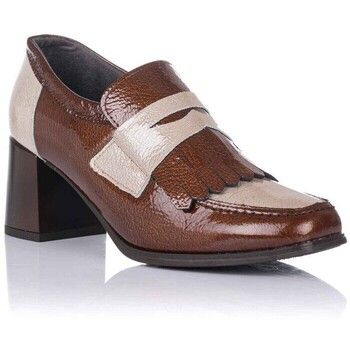 Pitillos Mocasines Zapato con flecos y antifaz - Charol para mujer