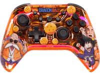 mando nintendo switch - fr-tec gamepad wireless dragon ball switch pc ios android translucido inalambrico multicolor