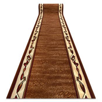 Alfombra De Pasillo Bcf Filip Marrón 64 Cm 64x210 Cm