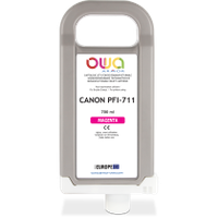 cartucho de tinta para trazador remanufacturable owa - estandar - magenta - para canon pfi-711 m