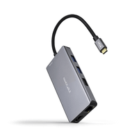 nanocable hub usb-c 3xusb-a2xhdmirj45tfsdpd