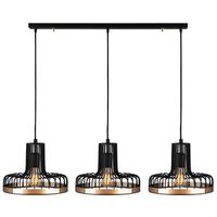 lampara de techo fellini-mr-774 cobre negro metal 100x20x112 cm
