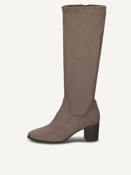 CAPRICE Boots, brown, made of Textiles with Block heel, Size 41