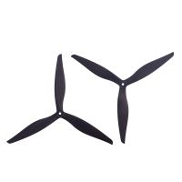 2 pares de helices gemfan cinelifter 1070 10x7 10 pulgadas de fibra de vidrio y nailon de 3 palas para drones de carrera