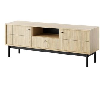 Mueble de tv japandi 154x39x57 beige