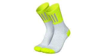 Calcetines de running incylence high viz v3 amarillo fluorescente