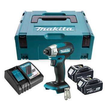 Makita Destornillador De Impacto 18 V Lxt 140 Nm (2 X 3,0 Ah) En Makpac Dtd157rfj