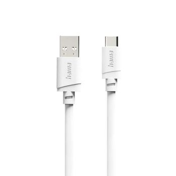 Cable USB Hama 2 m USB A a USB C USB 2.0 Blanco