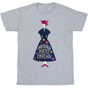 Mary Poppins Camiseta Practically Perfect In Every Way para niña