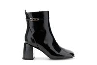botin de mujer con hebilla de piel naplak black 37