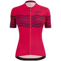 santini womens tono profilo jersey - xs - raspberry