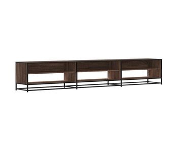 Mueble para tv - mueble tv - mesa de tv madera de ingeniería marrón roble 270x40x46 cm