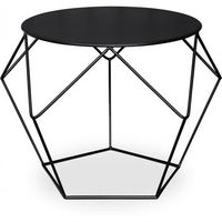 mesa auxiliar - diseno industrial - metal - diamond negro