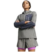 puma chaqueta veste seasons windcell gris avec capuche para mujer