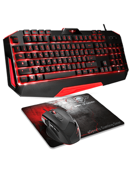 Spirit of Gamer Pack Teclado+ Rato+ Alfombrilla