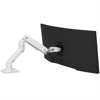 hx desk monitor arm white