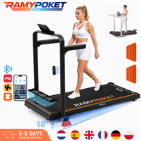 caminadora plegable ramypoket con inclinacion del 15  velocidad maxima de 12 kmh control mediante aplicacion y pantalla led caminadora para oficina con capacidad maxima de carga de 150 kg