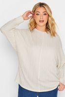 yours top textura suave blanco roto  mujer curvy y tallas grandes yours