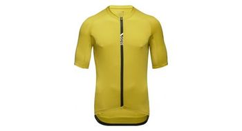 Maillot gore wear torrent manga corta amarillo