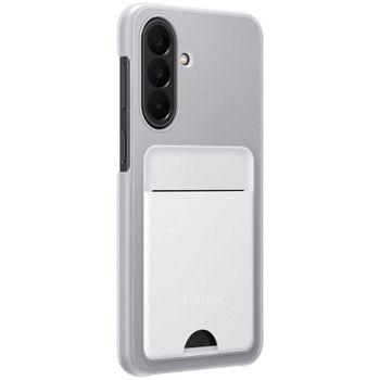 Funda con ranura para tarjetas Samsung Galaxy A27 Gris
