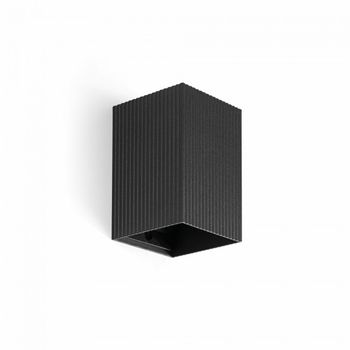 Aplique de pared lune estriado