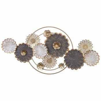 Mural Decorativo De Pared De Metal 118,7x59,7x7,0