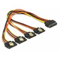 cable delock 60157 alimentacion sata 03 m 4x sata 15 pines
