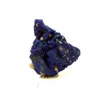 chessylite - pierre natural de francia chessy -les -mines - cristal de azurita multicolor 302 ct - certificado de autenticidad incluido  22 x 17 x