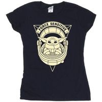 disney camiseta manga larga the mandalorian force sensitive para mujer