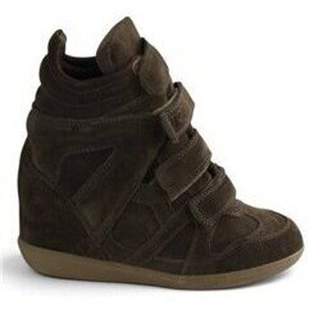 Top3 Zapatillas altas Top3 deportivo cuña velcros para mujer