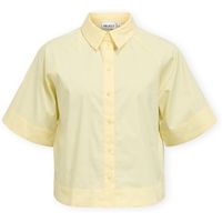 object camisa manga corta paige re shirt - pastel yellow para mujer