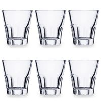 juego de 6 vasos chupito vidrio 4 cl