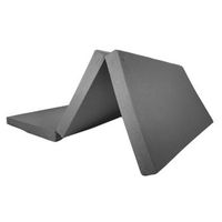 colchon para ford transit courier - 8cm de grosor con hr 30kgm3 y 3cm de viscoelastica - gris