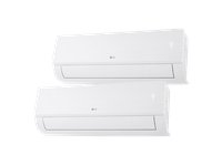 aire acondicionado split 2 x 1 - lg multi912zset 4100 fgh dual inverter wifi para superficies de 30m220m2 blanco